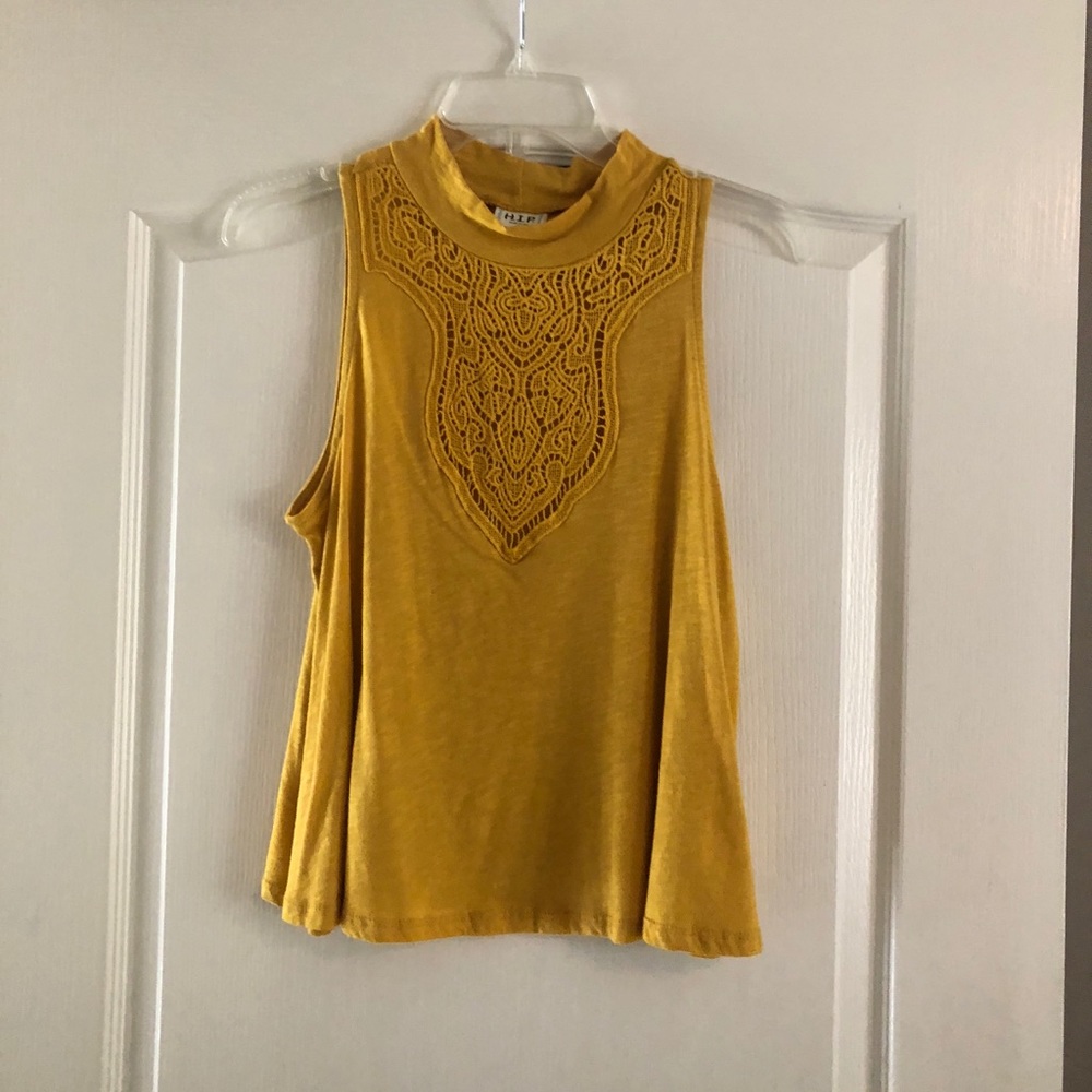 HIP Mustard High Neck Tank